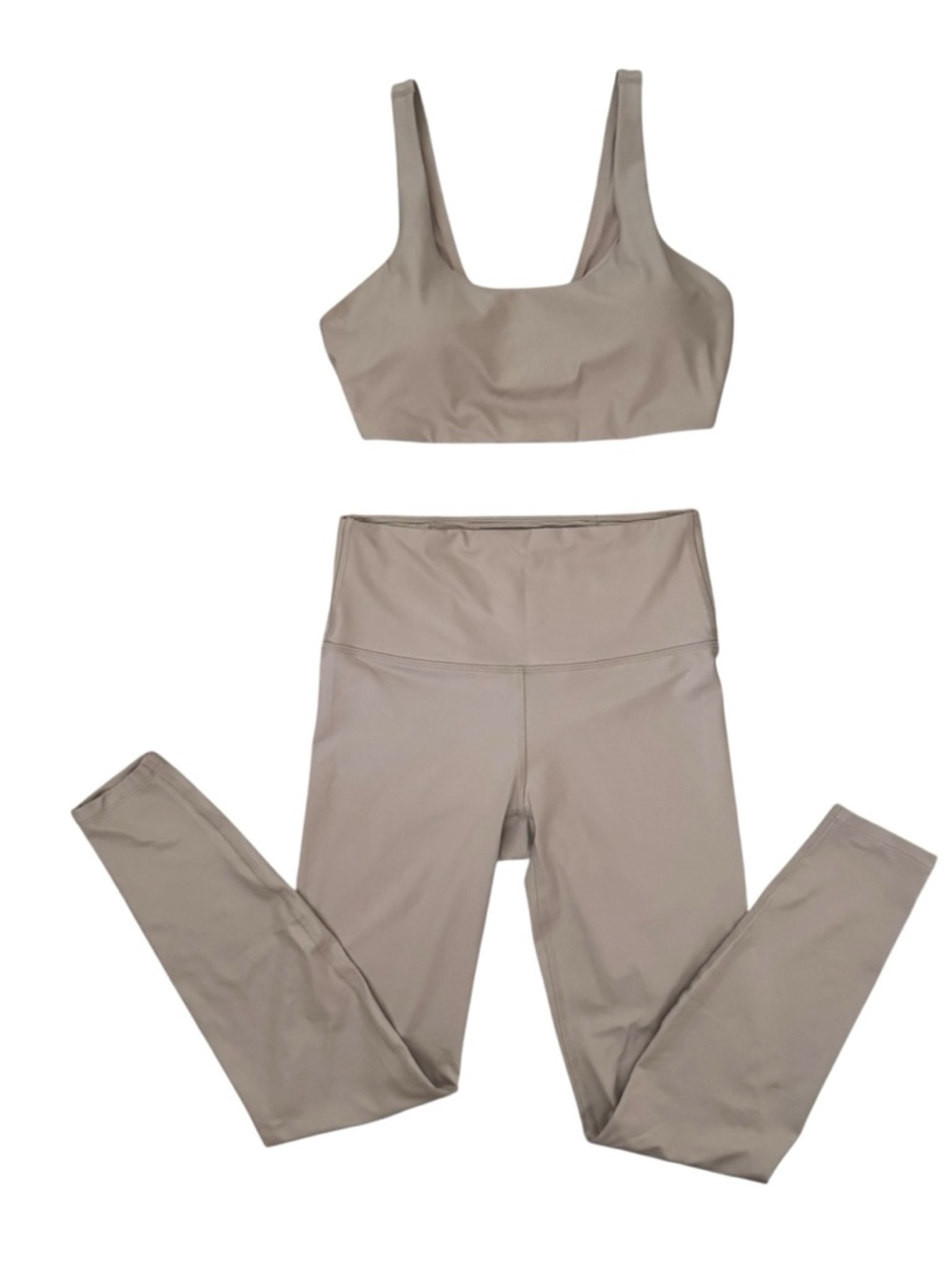 Target Activewear Set Neutral Beige Sports Bra M & Leggings S 🤎